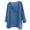 BI35_Blue, variant on Mens 3/4 Sleeve Linen Shirt Summer Retro V Neck Tshirt Casual Boho Loose Fit Pullovers Army Green XL