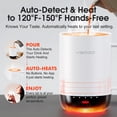 thumbnail image 6 of Vsitoo S3 Pro 16oz Smart Heated Coffee Mug, Auto-Sensing AI, 120-150°F, Hands-Free, White, 6 of 9
