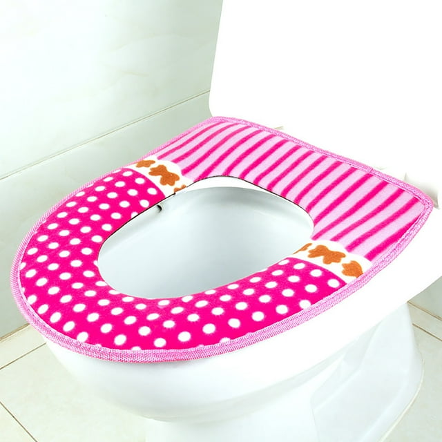 Vaidha Coussin de Toilette avec Poignée à Fermeture Éclair pour Siège de Toilette