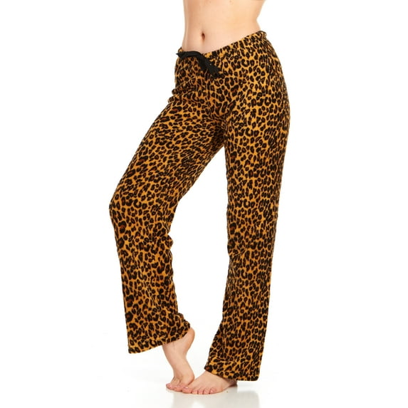 DARESAY Women's Super-Soft Plush Fleece Pajama Bottoms/Printed Lounge Pants