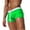 GN1, variant on Mens Lounge Shorts Men's Spring Summer Ultra Short Color Matching Shorts Zipper Pocket Slit Trousers Legs Beach Swimming Sports Black L