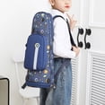 thumbnail image 4 of Bolsa Suona Sonducket bolsa de transporte impermeable de Tela Oxford con patrón de dibujos animados mochila Azul, 4 of 6