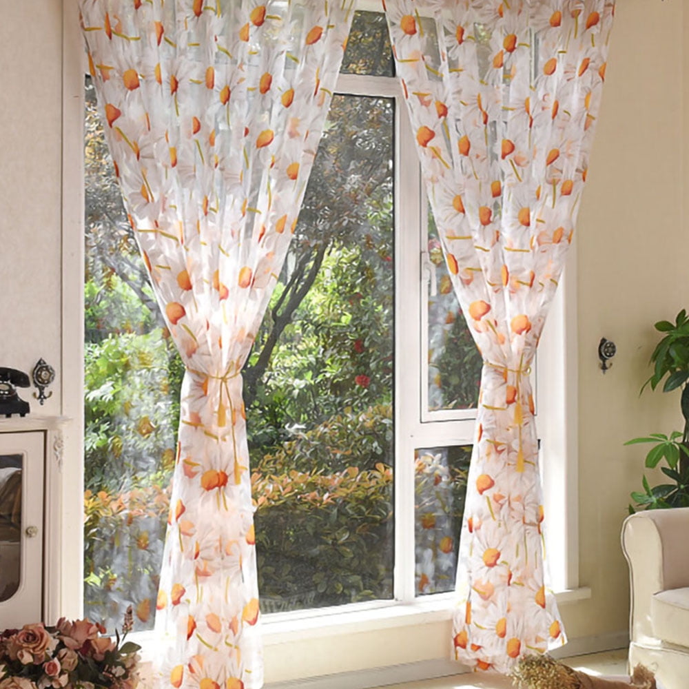 New Portable Tulle Curtains for Living Room Tulle Curtains Volie Screens T 