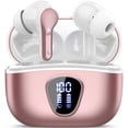 thumbnail image 1 of Auriculares inalámbricos BESNOOW Bluetooth 5.4 HiFi Stereo IP7 Rose Gold, 1 of 7