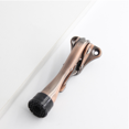 thumbnail image 1 of Bouchon de Porte - 10 cm - Empêche la Porte de Claquer - chrome - Système Mains Libres - Laiton Rouge, 1 of 6