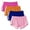 Multicolor, variant on 4 Pack Women's Cotton Yoga Dance Short Pants Sport Shorts Summer Athletic Cycling Hiking Sports Shorts Multicolor XXL