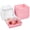 Pink-50, variant on Small Charcuterie Boxes With Clear Lids  To Go Paper Disposable Food Containers 5 Inches Bakery Dessert For Sandwich Cookie Pastry Cake Slice (black 100ct)