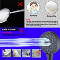 thumbnail image 4 of Teissuly 10-Mode Handheld Shower Head With 10 Spray Functions, , Can Be Used For Home, Gym, Senior Hotel,bath, Multifunctional Shower Head Teissuly WER202309200391, 4 of 9
