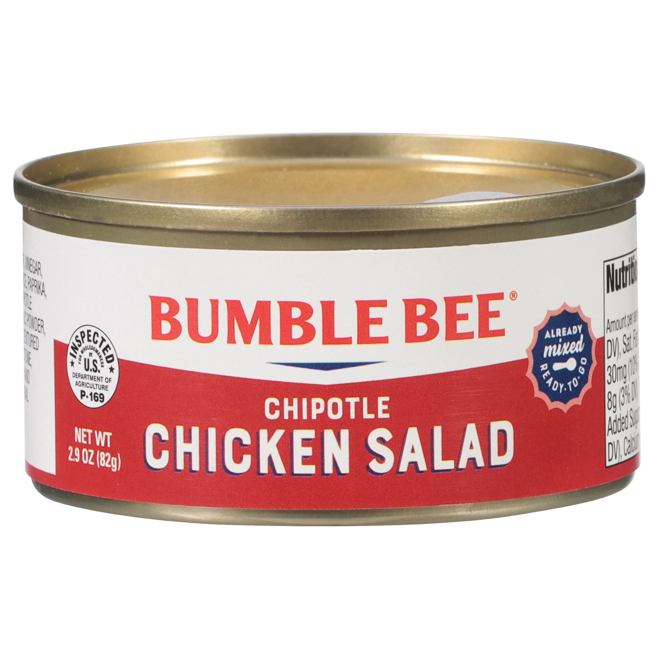 (3 pack) Bumble Bee Snack on The Run Chipotle Flavored Chicken Salad with Crackers Kit, 10g Protein Per Serving, Ready to Eat, Spoon Included, Shelf Stable Box, 3.5 oz