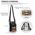 thumbnail image 6 of HELLHERO 4.33"x1.97"x7.09" Shoulder Bag, Men, Women with Unique Gift Snowmen Gifts Night, 6 of 7