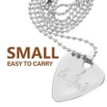 thumbnail image 3 of Weiweiguan 1 Set Creative Guitar Pick Necklace Bass Pick Durable Guitar Pick Fingertip Guard, 3 of 7