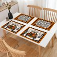 thumbnail image 3 of Lucoss Halloween Placemats, Ghost Owl Pumpkin Heat-Resistant Washable Table Place Mats for Kitchen Dining Table Decoration, 3 of 5
