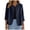 Navy, variant on COMVALUE Womens Cotton Linen Shirts Jacket Long Sleeve Button Down Blazer Lightweight Casual Lapel Cardigans Summer Blouses Navy for Size S