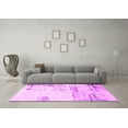 thumbnail image 3 of Ahgly Company Indoor Round Oriental Pink Industrial Area Rugs, 3' Round, 3 of 4