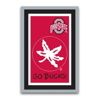 Ohio State Buckeyes Chrome Motorcycle License Plate Frame With