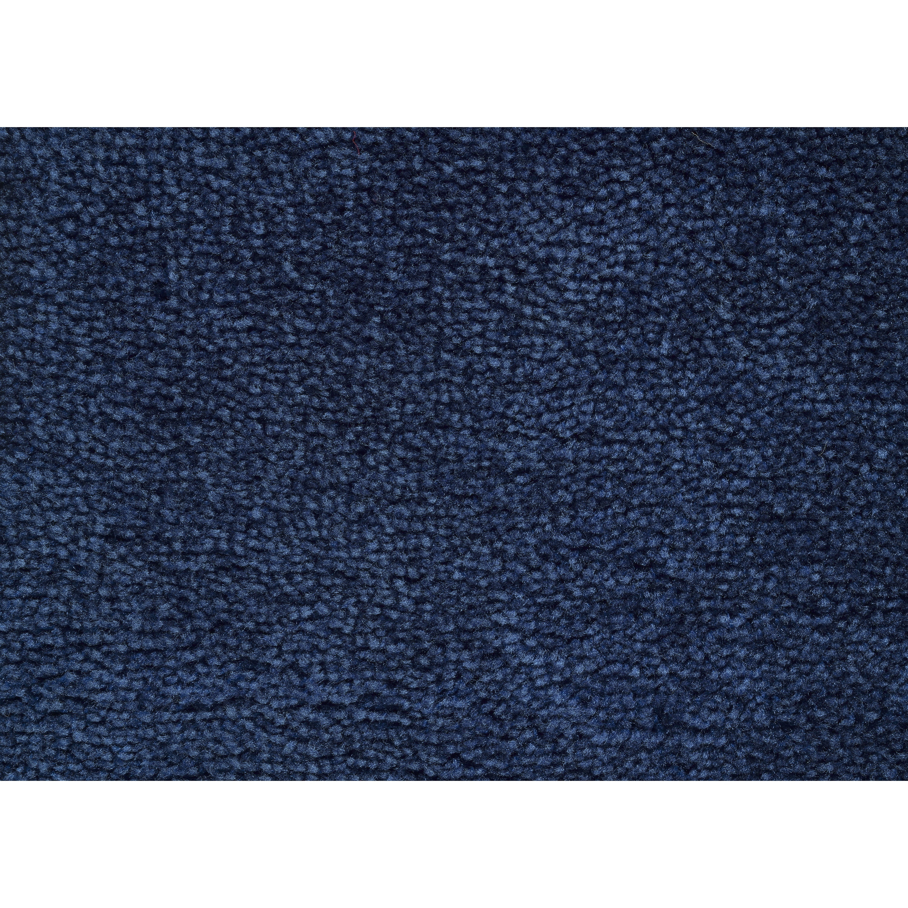 Garland Rug Traditional Washable Nylon Navy Bathroom Runner, 22" x 60"