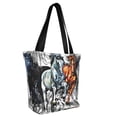 thumbnail image 2 of Haiem Four Running Horses Pattern Shoulder Bag - Durable and Spacious Tote Bag,Versatile Shopping Bag, 2 of 9