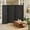 Black, variant on HOMCOM 8 Panel Room Divider Freestanding Folding Privacy Screen Nature Wood