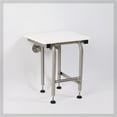 thumbnail image 4 of Shower Seat HDP with Legs, Heavy Duty Shower Chair for Inside Shower 400lbs | 304 Stainless Steel | Shower Chair for Elderly and Disabled | Folding Shower Seat Wall Mounted | 18" x 16", 4 of 7