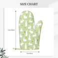 thumbnail image 2 of Hirioo Rabbit And Carrot (2) for Silicone Oven Mitts for BBQ, Baking, Cooking, Set of 2, Heat Resistant 260℃, Non-Slip Kitchen Essentials, 2 of 6