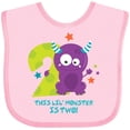 thumbnail image 3 of Inktastic Monster 2nd Birthday Boys or Girls Baby Bib, 3 of 4