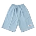 thumbnail image 4 of Bmisegm Boys Shorts Summer Casual Fashion Sportswear with Pockets Comfortable Elastic Waist for Kids and Youth Baggy Sweat Shorts 6-16 Years Light Blue,6-7 Years, 4 of 6