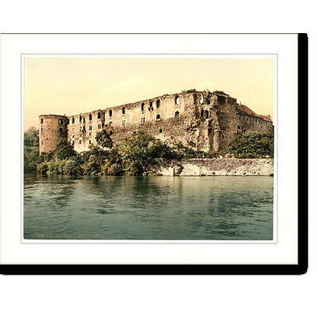Historic Print, Moritzburg Castle Halle German Saxony Germany, 16" x 20"