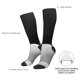 thumbnail image 4 of Fotbe Black White Fluid Sculpture Calcetas Divertidas Estampadas para Hombre y Mujer, Calcetas de Algodón hasta la Rodilla para Caminar, Correr, Enfermería y Embarazo, 4 of 6