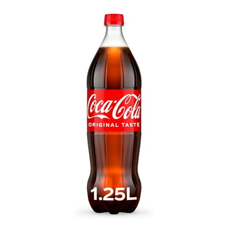 Coca-Cola Soda Pop Bottle, 1.25 Liters