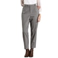 thumbnail image 1 of Pantalón de Houndstooth para Mujeres INSPIRE CHIC para un Look Profesional y Elegante en la Oficina XL Gris, 1 of 5