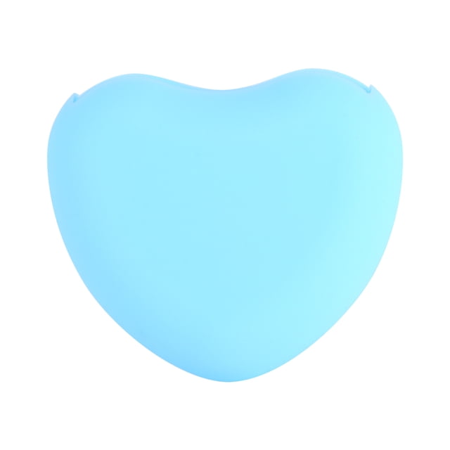 10 Pcs Makeup Brush Cleaner, Heart Shape Silicone Make Up Detergent Washing Brush For Cosmetic Tool