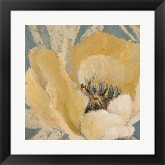 Great Art Now Jaune Poppy by Lanie Loreth, Framed Wall Art, 19.5W x 19.5H