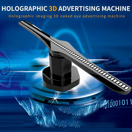 Kingslim 3D Hologram Fan LED Display Projector Advertising 3D Photos and Videos for Business,Store,Shop,Holiday Events Display