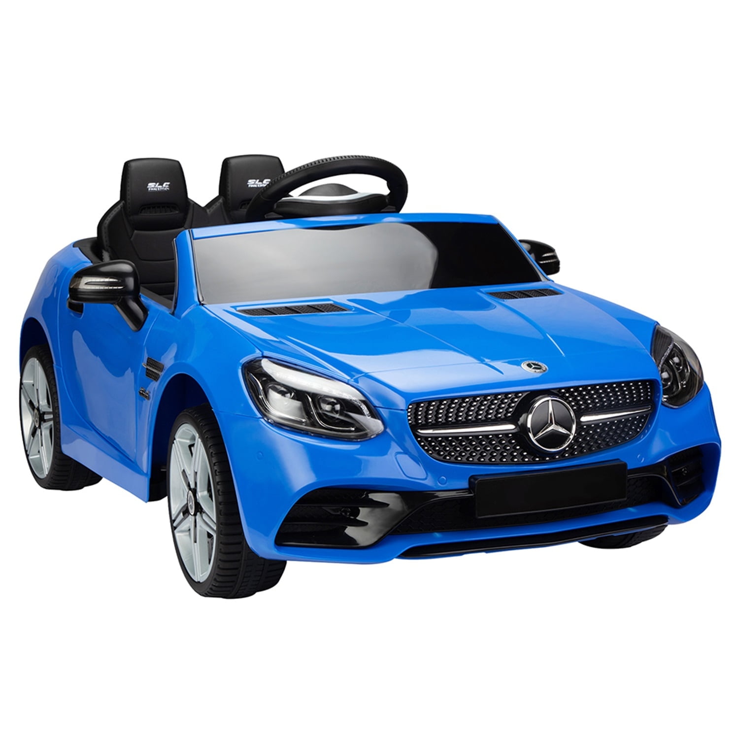 CIPACHO Licensed Benz, 12V Electric Kids Ride On Car for Ages 3-6, LED Head Lights, Safe Belt, Double Doors, 2 Speeds, Blue CIPACHO Licensed Benz, 12V Electric Kids Ride On Car for Ages 3-6, LED Head Lights, Safe Belt, Double Doors, 2 Speeds, Blue