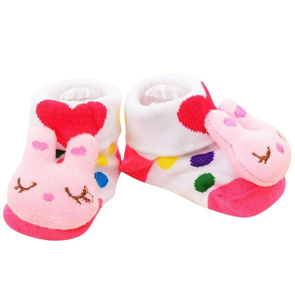 Landzoo One Cartoon Baby Girls Boys Anti- Socks Slipper Shoes Boots Cute Breathable Practical One Size