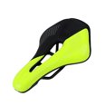 thumbnail image 1 of Soidarity Asiento de sillín de bicicleta de carretera Diseño hueco Asiento de cojín de cuero de PU transpirable Accesorio de ciclismo de carretera Ciclismo verde Soidarity OD000144-05B, 1 of 6
