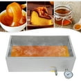 thumbnail image 3 of Stainless Steel Maple Syrup Evaporator Pan W/ Valve and Thermometer Boiling Pan, 3 of 18