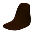 thumbnail image 2 of Funda elástica para asiento de silla, poliéster extraíble de color sólido, funda para silla moderna de mediados de siglo, funda protectora antipolvo café Macarena cubierta de asiento, 2 of 8