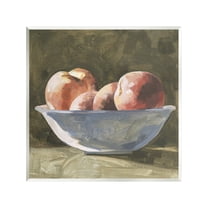 Stupell Industries Apples in Bowl Still Life Food & Beverage Painting Unframed Art Print Wall Art, 12 x 12
