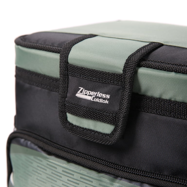 Arctic Zone 9 Can, 6 Quart Zipperless Soft Cooler, Green - Walmart.com