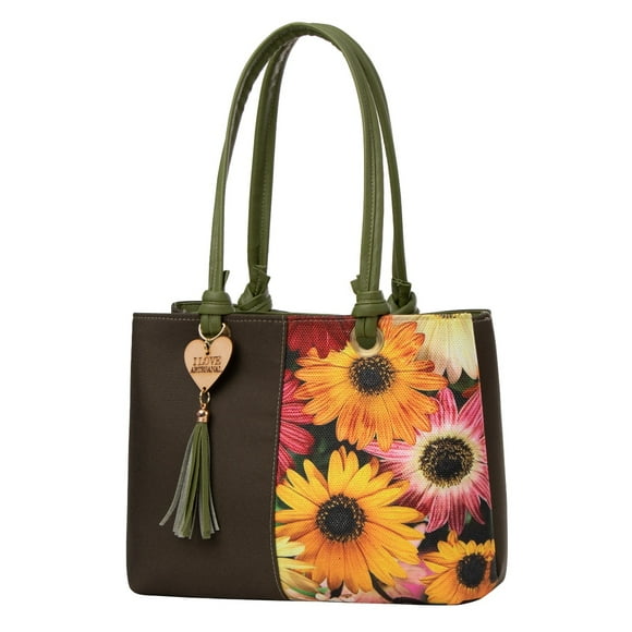 Bolsa Yute De Mujer Fana Palmira Color Verde Premium