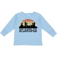 thumbnail image 3 of Inktastic Atlanta Georgia Skyline Vintage Boys or Girls Long Sleeve Toddler T-Shirt, 3 of 5