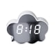 thumbnail image 2 of Reloj despertador LED con forma de nube, pantalla grande, moderno reloj de escritorio para dormitorio, formato 12/24 h, alarma silenciosa, alimentación CA, pantalla de 6 pulgadas, para uso, 2 of 9