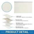 thumbnail image 5 of Unique Bargains Self Adhesive Leather Repair Patch Strong Stickiness Leather Repair Tape Faux Leather1 Pcs White 39" x 26.7", 5 of 7