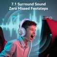 thumbnail image 5 of VEATOOL G5 Wired USB Gaming Headset,7.1 Surround Sound Gaming Headphones,Vibrant RGB - Game/Chat Balance, Over Ear Headphones with Noise Canceling Mic for PC, PS5/PS4, Laptop, Mac, 5 of 7