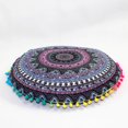 thumbnail image 1 of Funda de cojín de meditación redonda universal, funda de cojín para sofá, cojines para silla de interior/exterior, cojín antideslizante para silla mecedora, cojines para patio y jardín., 1 of 6