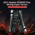 thumbnail image 4 of ZheElen PCI-E 1x to 6x Powered USB 3.0 Extender Card Portable Computer Desktop PC Mining Adapter Cable LED Light Equipment Black Slot Red Cable 1Set, 4 of 6