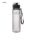 thumbnail image 3 of Naiovety 1 taza de agua de plástico para exteriores, taza para deportes acuáticos con jugo frío, taza de agua portátil con cuerda de leche, taza de Teteras negro 400ML Naiovety HA004187-05, 3 of 6
