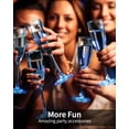 thumbnail image 4 of LED Coaster, Coasters Cup Mat Light Up Coasters Bottle Light Stickers Coasters for Wine Cocktail Drinks (10Pack, Blue), 4 of 8