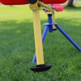 thumbnail image 2 of ACTIVPLAY Red, Yellow, Blue Swivel Teeter Totter, See Saw for Kids, Rust Resistant Powder Coated Steel Frame, Easy to Grasp Safety Handles, 2 of 9